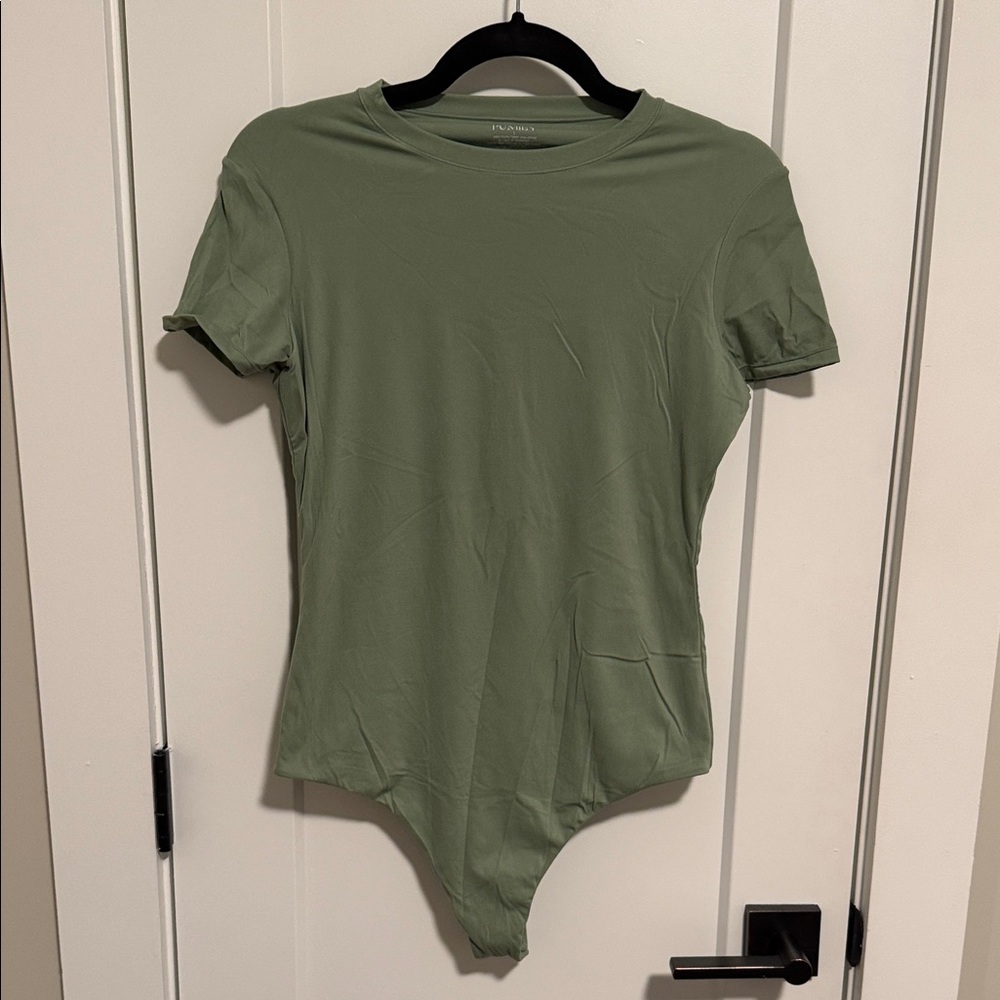 Pumiey Sage Green Bodysuit